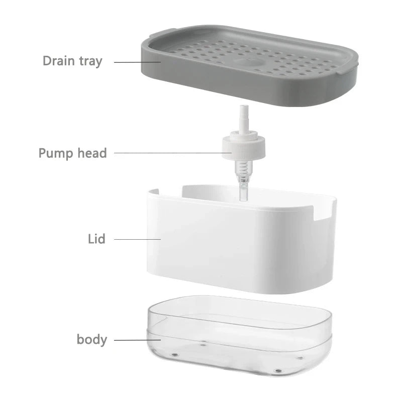 Soap Dispenser Sponge Holder